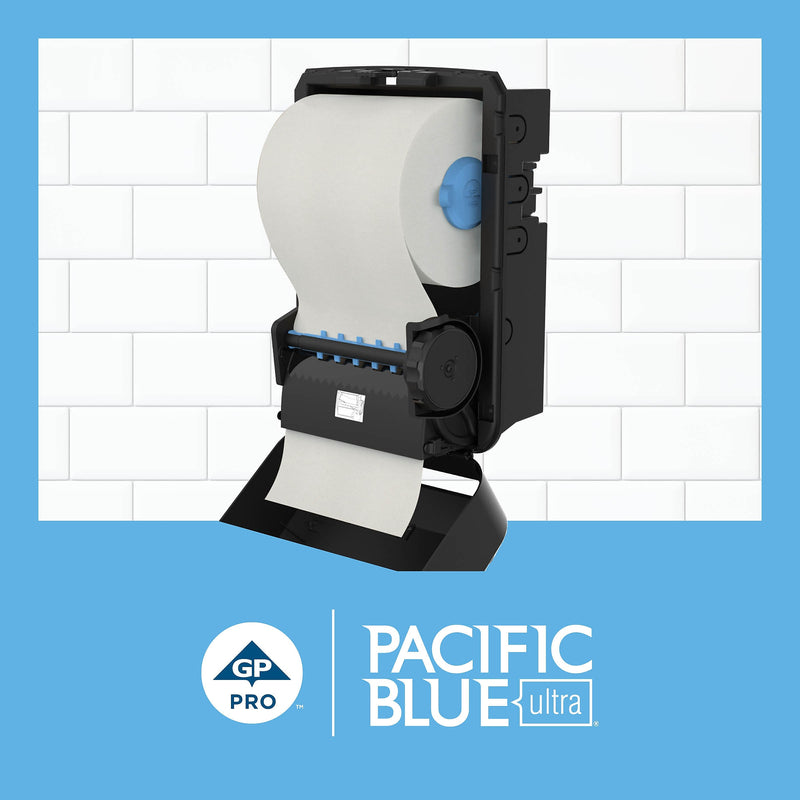Pacific Blue Ultra Hardwound Paper Towels, 1-Ply, 6 Rolls/Carton (26490)