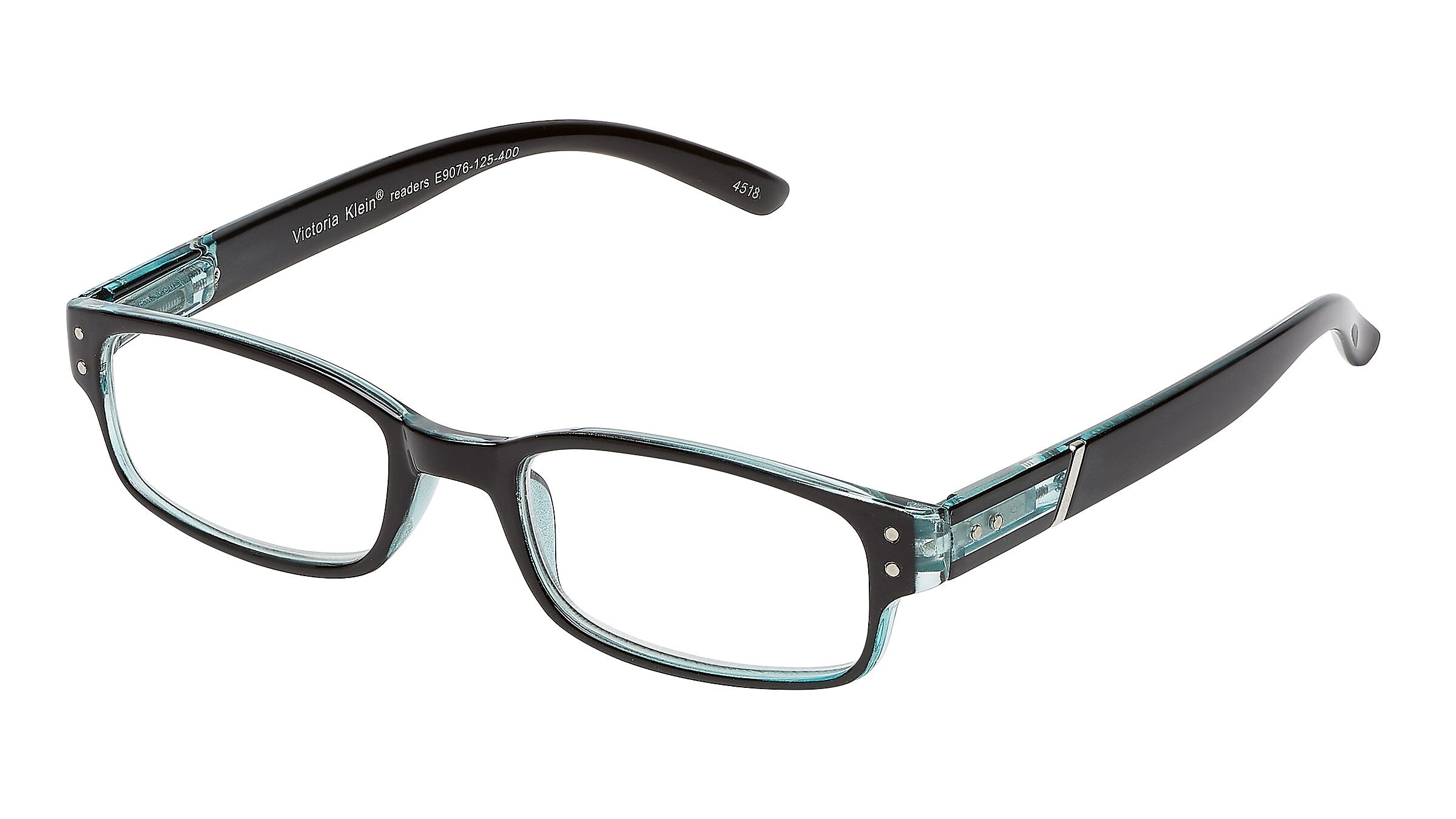 SAV Victoria Klein +1.25 Strength Fashion Reading Glasses, Blue (E9076)