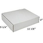 White Corrugated Mailers, 12-1/8" x 9-1/4" x 3", 50/Bundle
