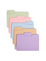 Smead SuperTab File Folders, 1/3 Cut, Letter Size, Multicolor, 100/Box (11961)