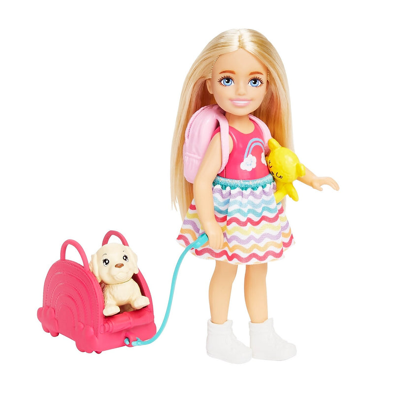 Mattel Barbie Travel Chelsea Doll Playset (HJY17)