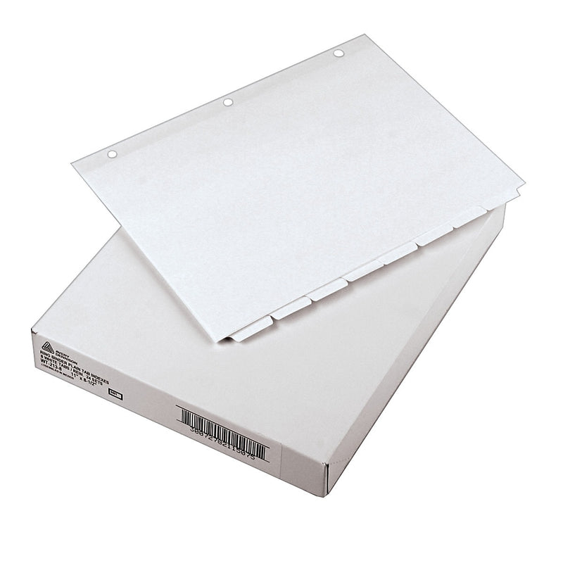 Avery Write & Erase Paper Dividers, 8 Tabs, White, 24 Sets/Box (11507)