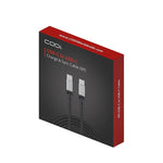 CODi 6' USB-C to USB-C Braided Nylon Charge & Sync Cable, Black (A01069)