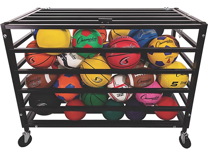 Champion Sports All Pro Ball Locker, Black (MBLX)