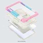 SaharaCase Raider Series TPU 13.1" Heavy Duty Case with Hand Strap for S10 FE+, Sunset Sorbet (TB00471)