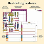 TF Publishing Pencils 9" x 11" Undated Teacher Planner, Paperboard Cover, Multicolored (99-9603)