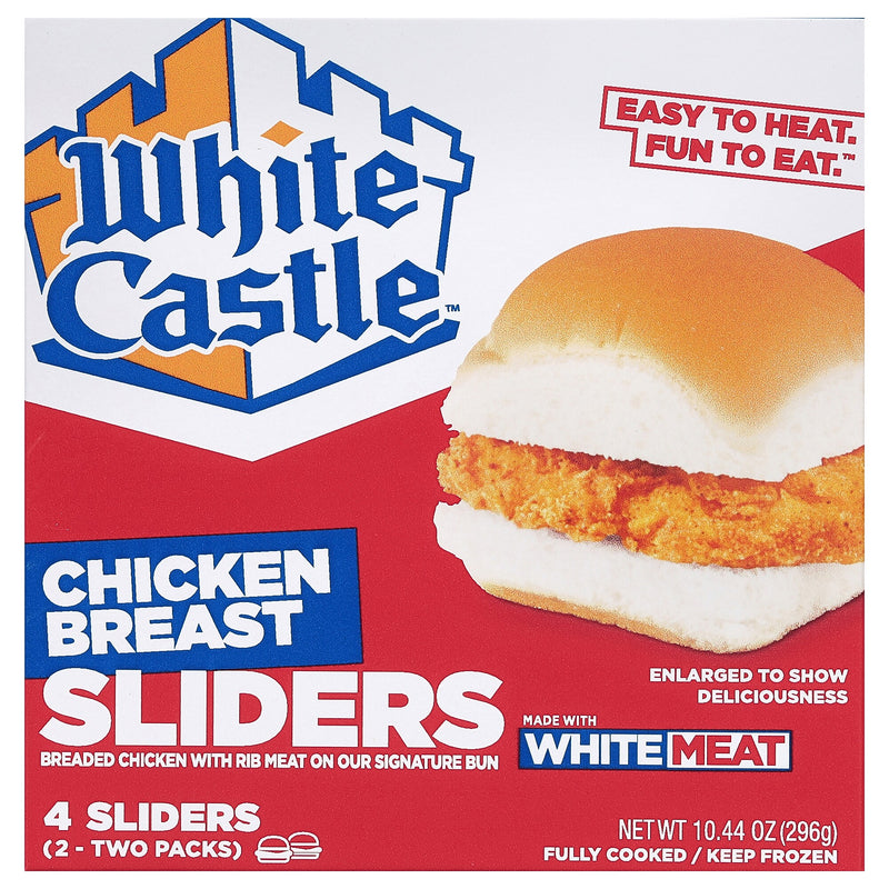 White Castle Individually Wrapped Chicken Slider, 10.44 oz, 24/Pack (220-02478)