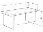 Azar Deluxe 22"W Riser, Clear, Each (515382)