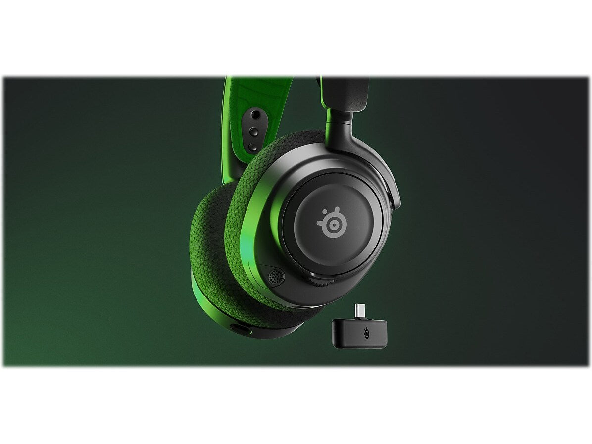 SteelSeries Arctis Nova 7X USB-C, 3.5mm Wireless Noise Canceling Bluetooth Gaming Over-the-Ear Headset (61565)