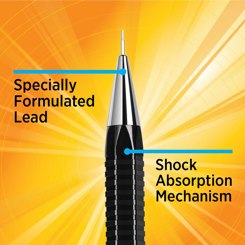 BIC Break Resistant Pro Mechanical Pencil, #2 Hard Lead (MVR7P1-BLK)