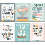 Hadley Designs 11" x 14" Boho History Bulletin Board Classroom Decor Posters, 6/Set (HDDX004BE8MKR)
