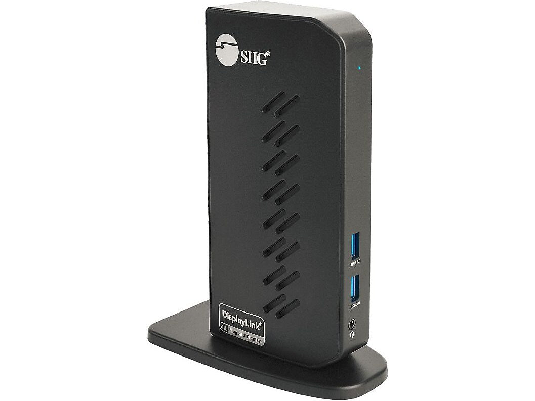 SIIG Universal Hybrid Dual 4K Video Docking Station (JU-DK0H11-S1)