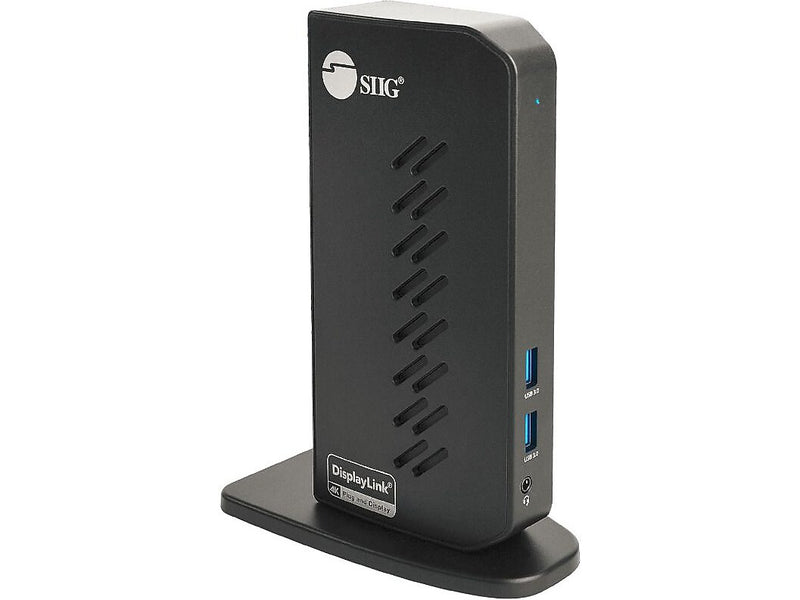 SIIG Universal Hybrid Dual 4K Video Docking Station (JU-DK0H11-S1)