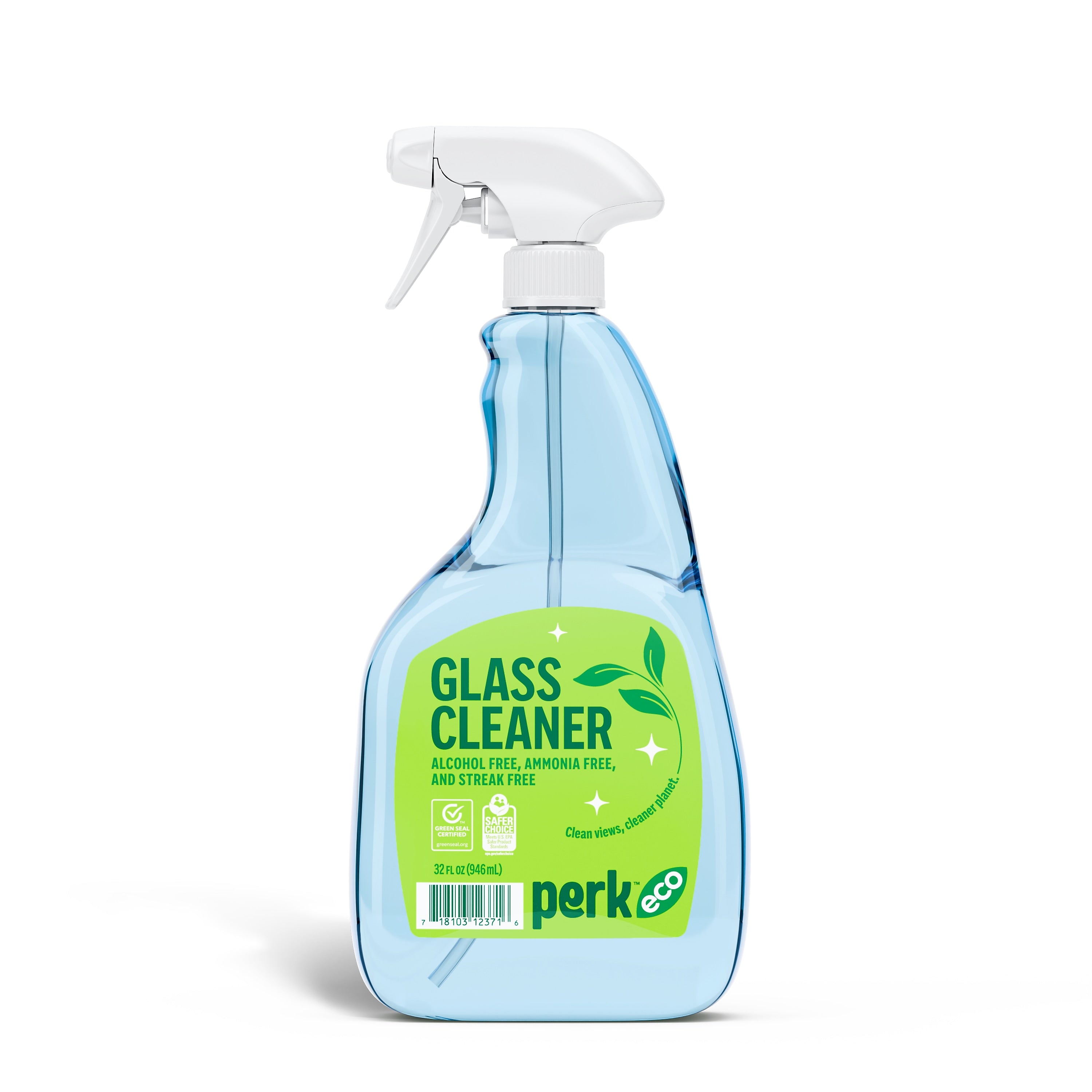 Perk Eco Glass Cleaner, Ready To Use, 32 oz. (PK611032-A)