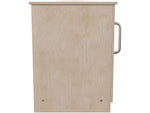 Flash Furniture Bright Beginnings Children's Kitchen Refrigerator with Integrated Storage (MK-ME03508-GG)