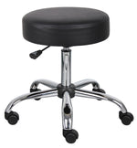 Boss Be Well Armless Medical Spa Professional Stool, Black (B240-BK)