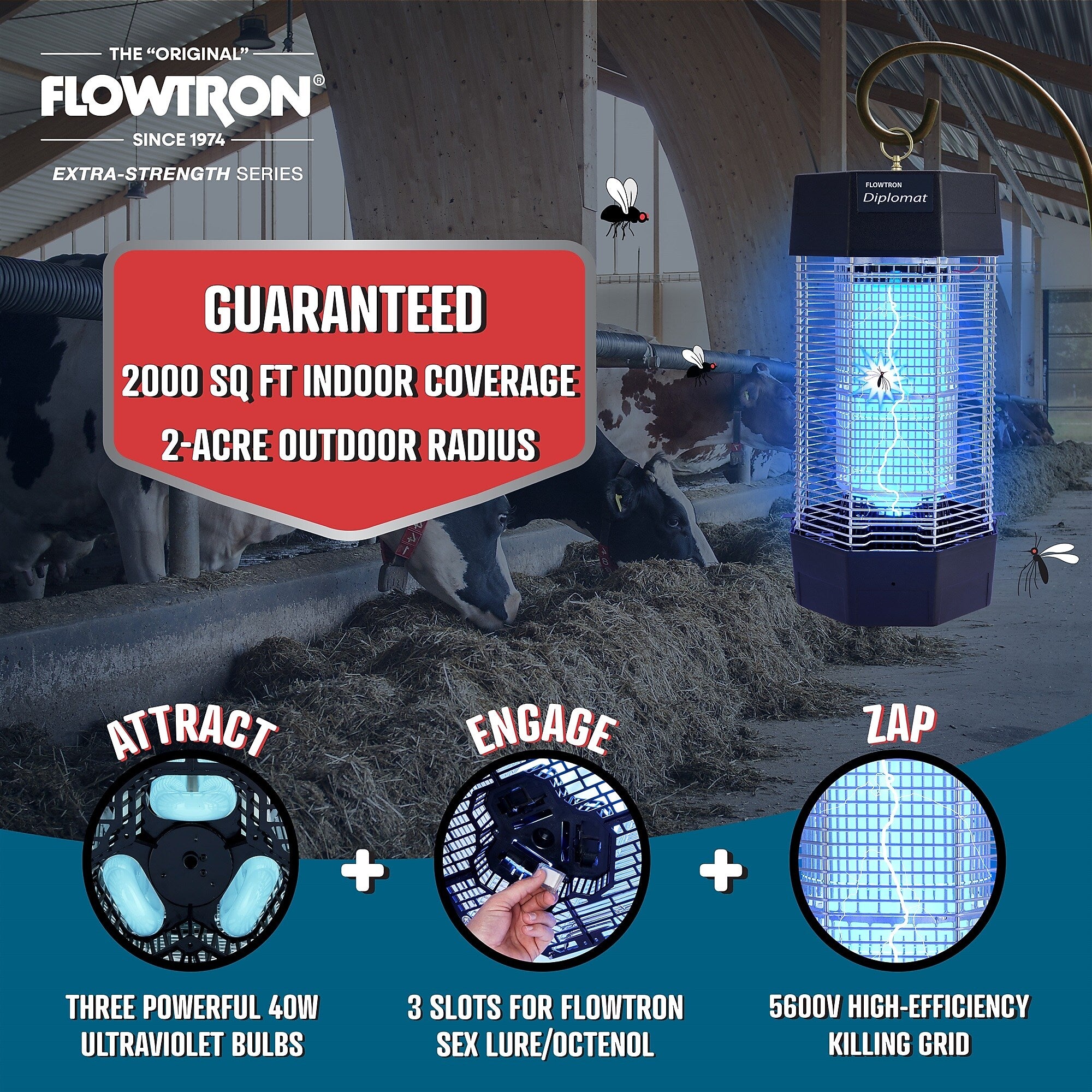 Flowtron Diplomat Bug Zapper for Mosquitoes