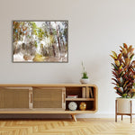 Amanti Art Forest Road I by Chamira Young Framed Canvas Wall Art Print, 42" x 32" (A42677748004)