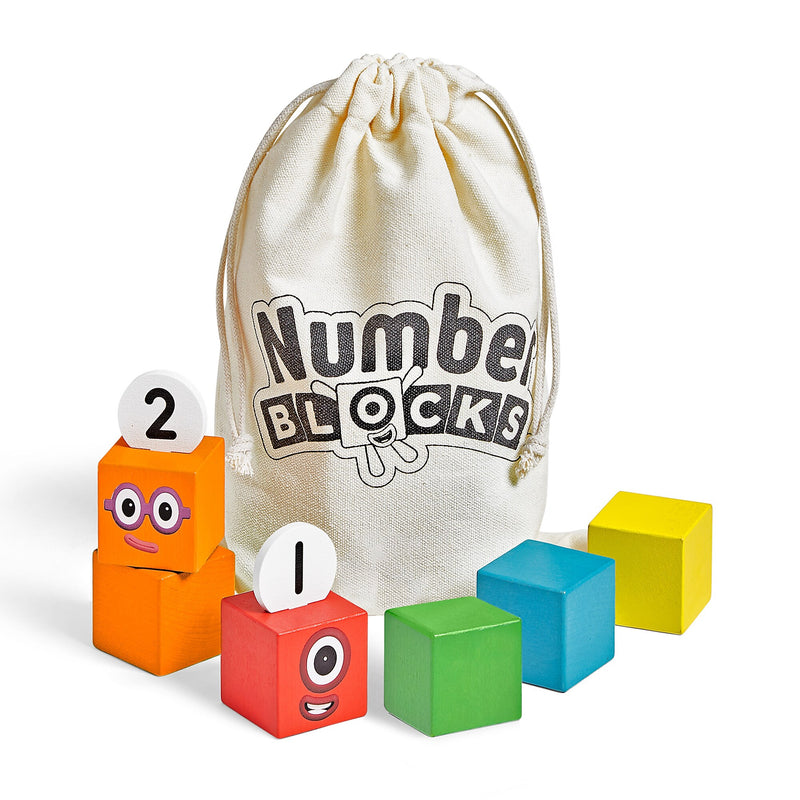 hand2mind Numberblocks One to Five Wooden Blocks (96931)