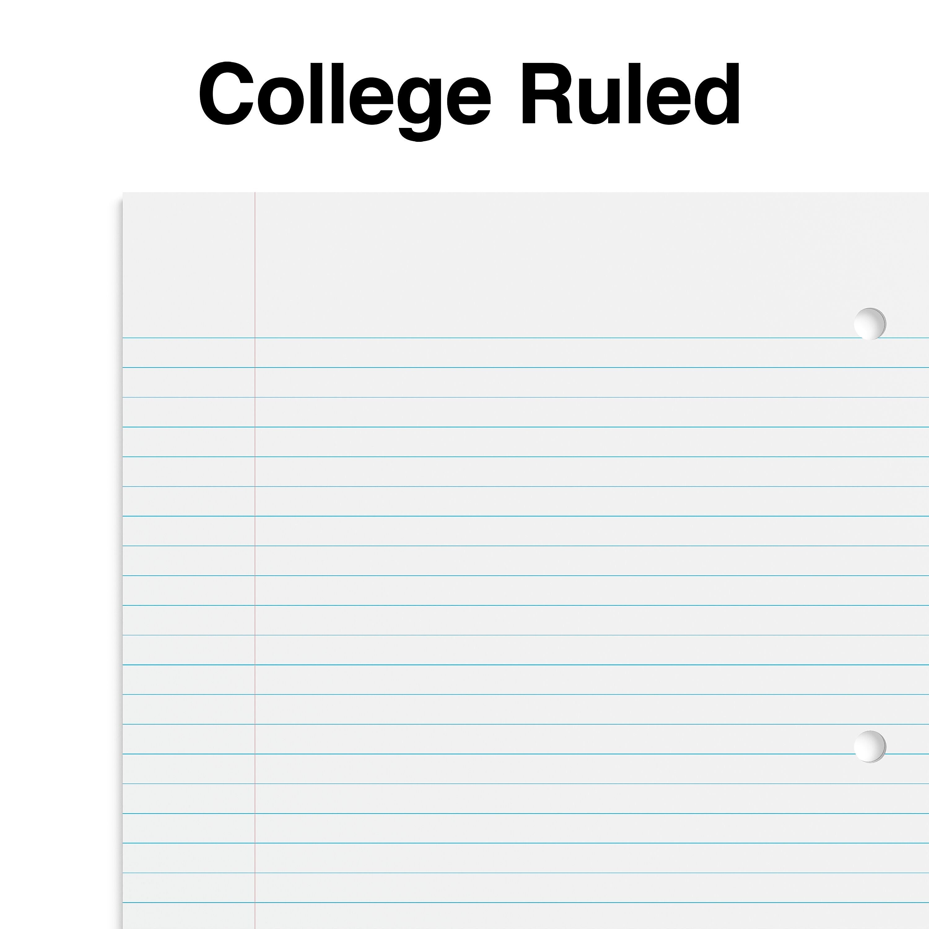 Staples 1-Subject Notebook, 8" x 10.5", College Ruled, 70 Sheets, Black, 3/Pack (ST58373C)