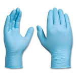 GloveWorks by AMMEX Industrial Nitrile Gloves, Powder-Free, 5 mil, Medium, Blue, 100/Box, 10 Boxes/Carton