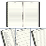 2026 AT-A-GLANCE Recycled 5" x 8" Weekly & Monthly Appointment Book Planner, Faux Leather Cover, Black (70-100G-05-26)
