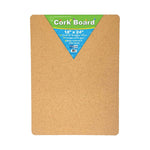 Flipside Cork Bulletin Board, 2' x 1.5', 5/Carton (10086)