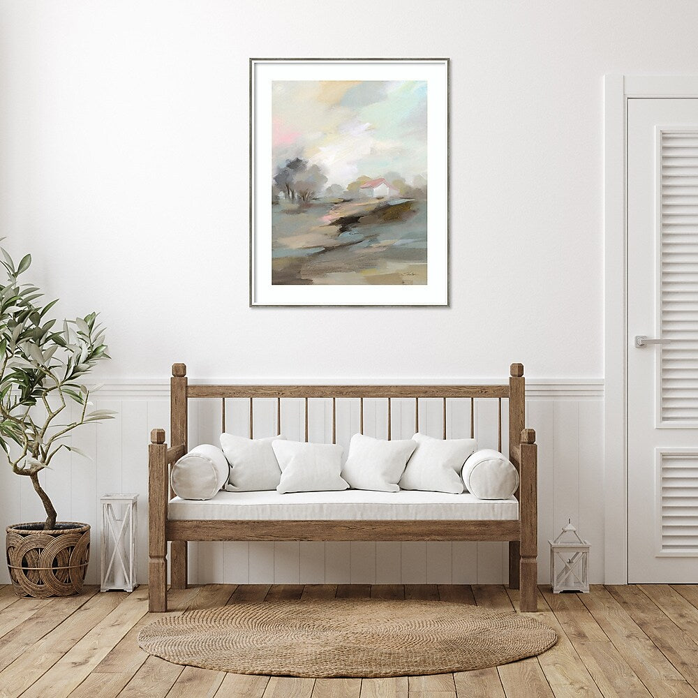 Amanti Art Farm in April by Silvia Vassileva Wood Framed Wall Art Print, 33" x 41" (A42677390637)
