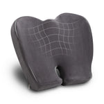 Mind Reader Memory Foam Office Chair Ergonomic Orthopedic Cushion, Gray (ORTHOCUSH-GRY)