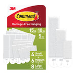 Command Assorted Picture Hanging Strips, Assorted Sizes (17211-BPES)