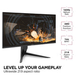 ViewSonic 34" 165Hz LCD Gaming Monitor, Black (VX3418-2K)