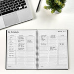 Staples 8.5" x 11" Academic Weekly Teacher Planner, Black (TR59498-21)