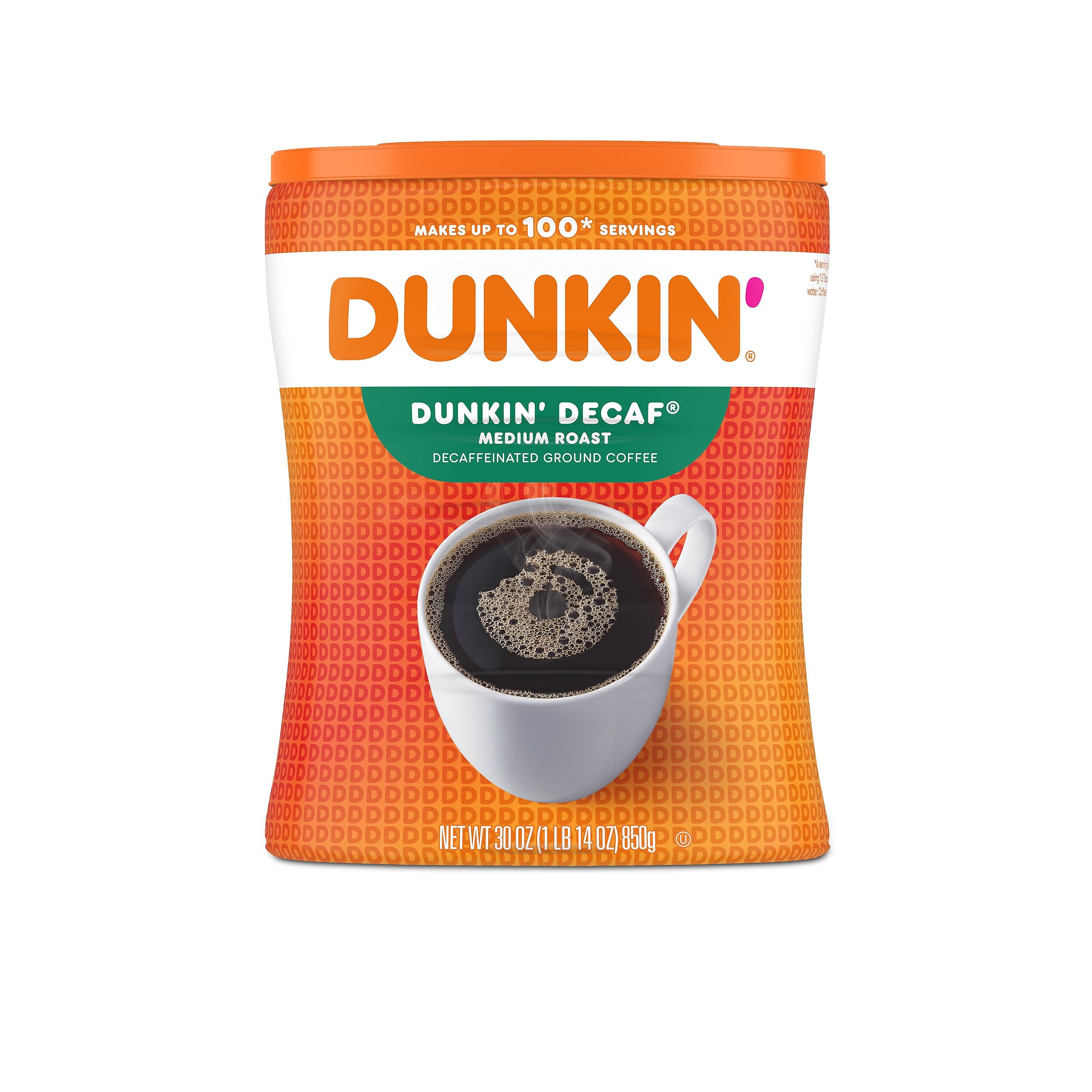 Dunkin' Original Blend Decaf Ground Coffee, Medium Roast, 30 oz. (8133401293)