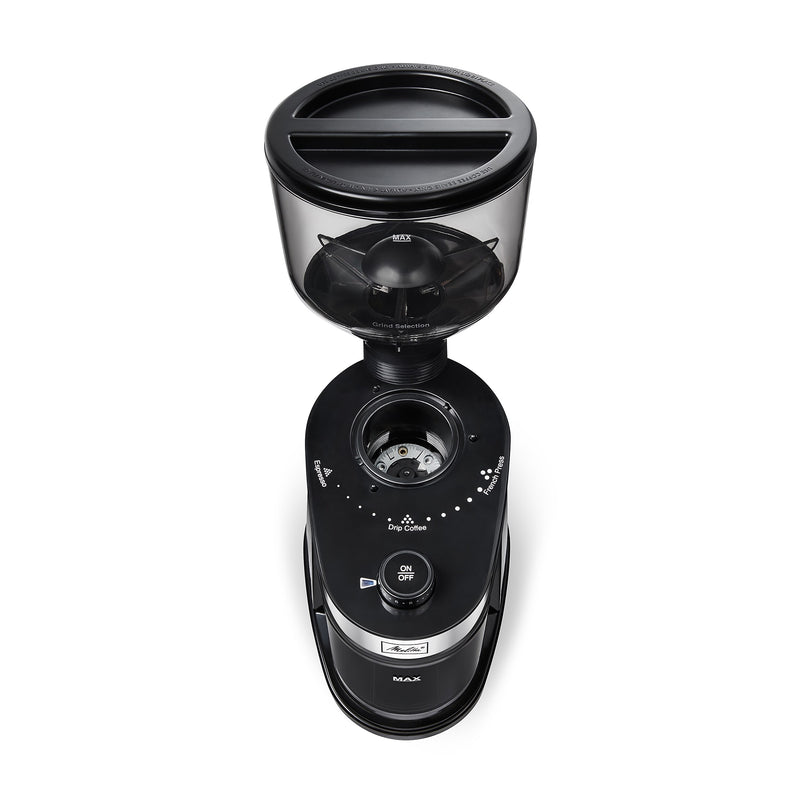 Melitta Molino Burr Coffee Grinder, Black (MCG001PULBK0)