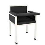 Viva Comfort Antimicrobial Phlebotomy Blood Drawing Chair, 350 lbs. Capacity, Black (ADI997-02-BLK-MK)