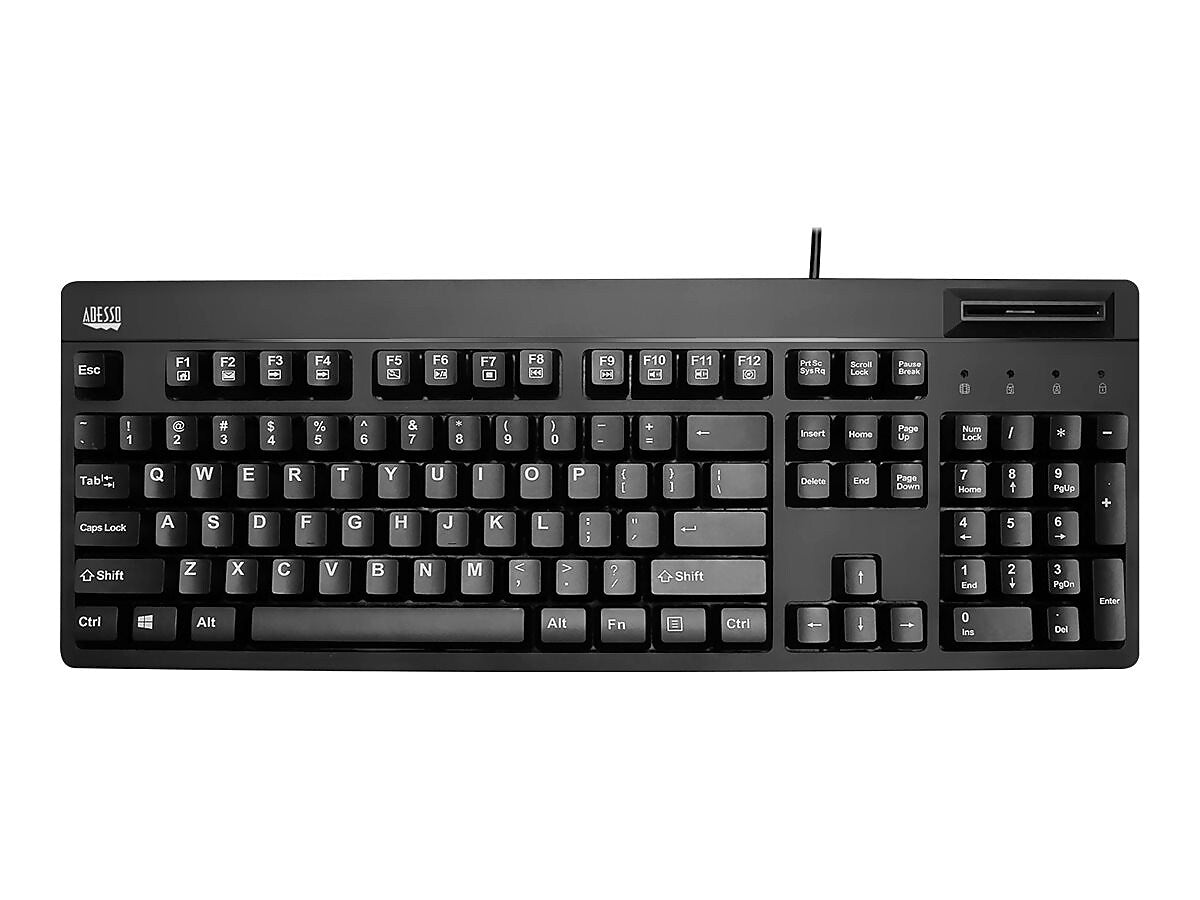 Adesso EasyTouch Keyboard, Black (AKB-630SB-TAA)