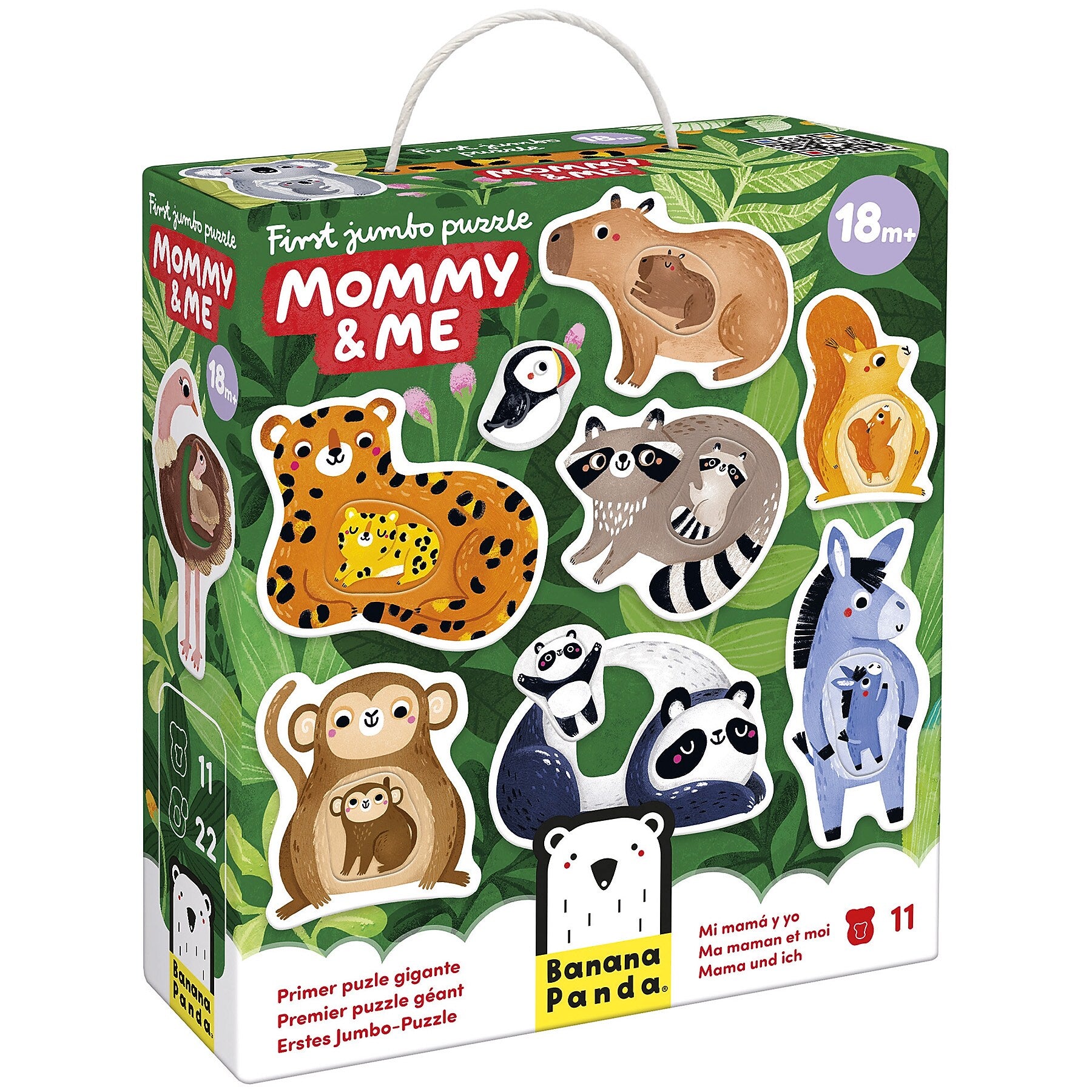 Banana Panda Mommy & Me First Jumbo Puzzle, 2/Set (BPN49346)