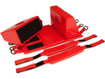 Kemp Foam Head Immobilizer Set, Adjustable Size (10-001-RED)