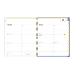 2025-2026 Day Designer for Blue Sky Flutter 8.5" x 11" Academic Year Weekly & Monthly Planner, Plastic Cover (136685-A26)