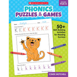 Phonics Puzzles & Games Activity Book for PreK-K (SC-9781546113829)