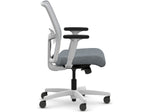 HON Ignition 2.0 Fabric/Mesh Swivel Task Chair, Basalt/Designer White (HITLMKD.Y1.A.H.IF.APX25.DW.SB.DWX)
