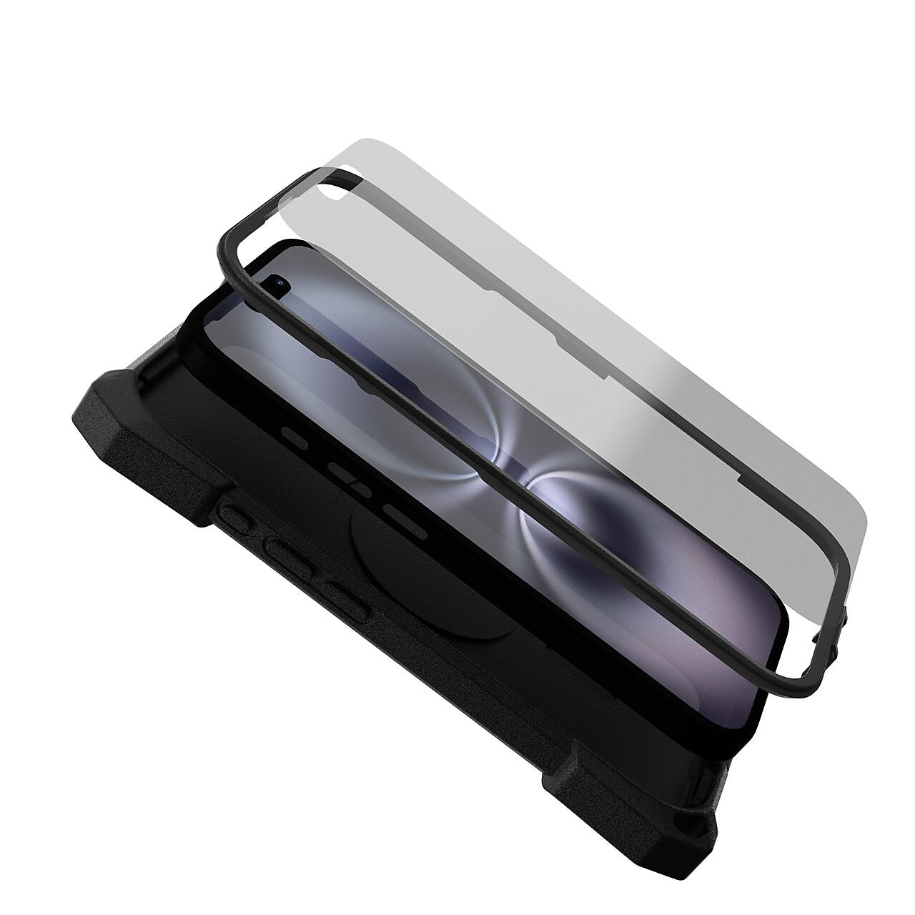 Joy Factory aXtion Edge MagSafe Waterproof Protective Case for iPhone 16, Shockproof, Black (CPA320S)