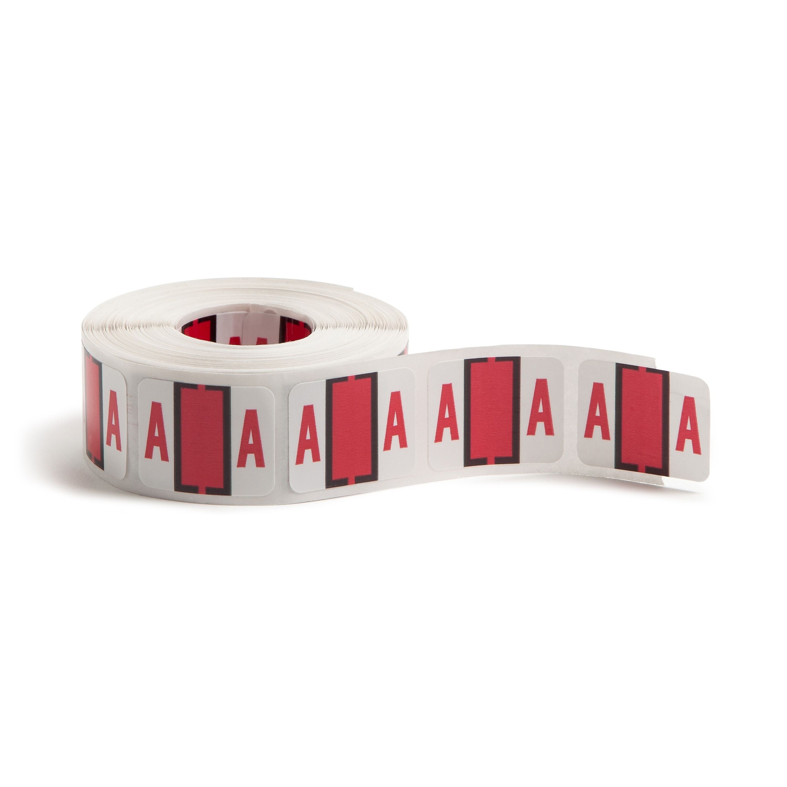 Smead BCCR Color Coded Alphabetic Labels, 1" x 1.25", Red, 500/Roll (67071)
