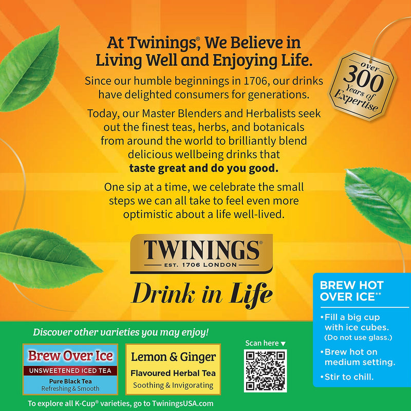 Twinings Green Tea, Keurig® K-Cup® Pods, 24/Box (TNA85788)