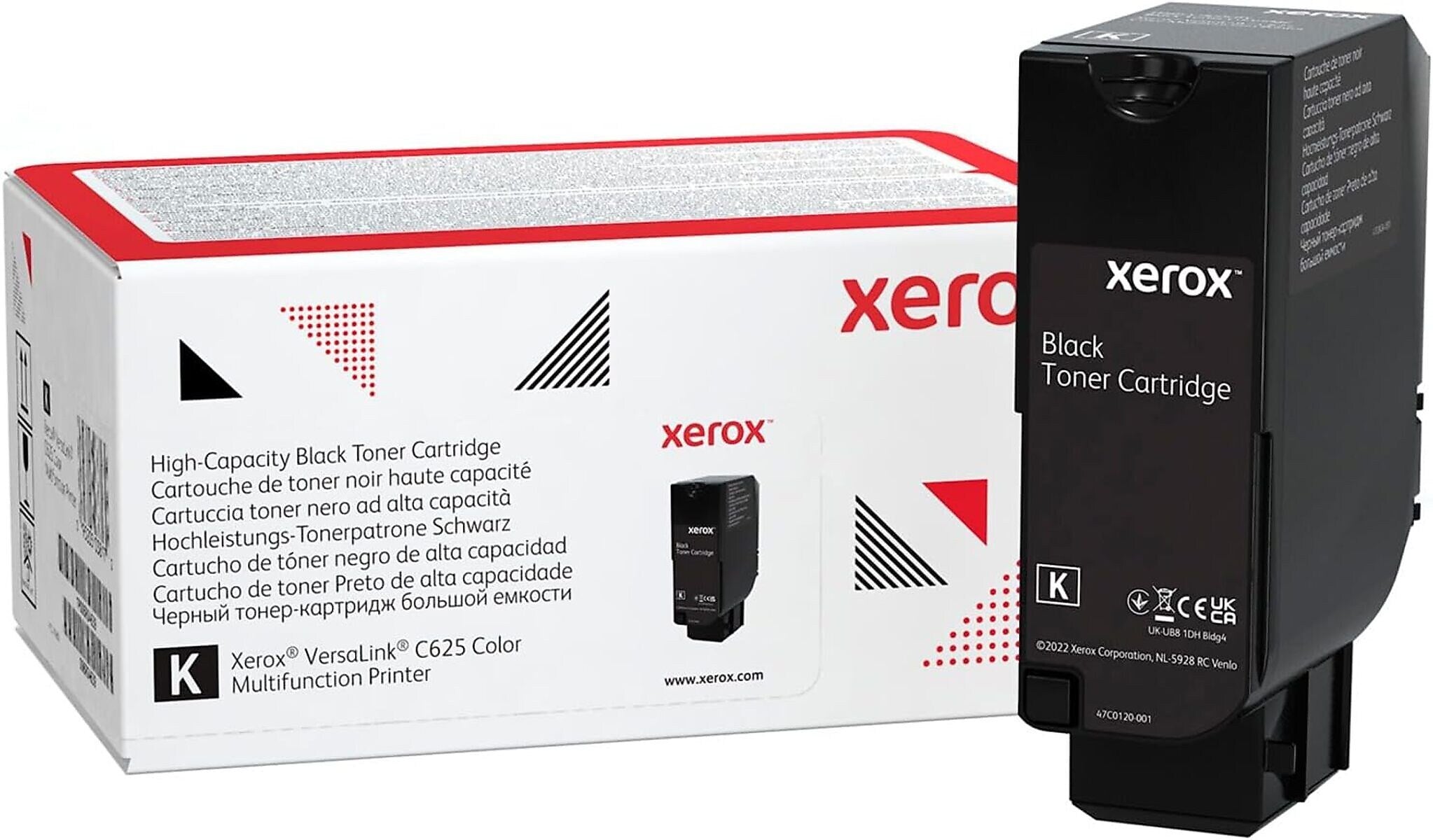 Xerox 006R04636 Black High Yield Toner Cartridge, Print up to 25,000 Pages
