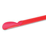 AmerCareRoyal Jumbo Spoon Straw, 10.25", Plastic, Red, 300/Pack, 18 Packs/Carton