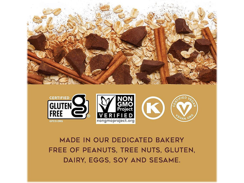 88 Acres Warm 'N' Chewy Gluten-Free Oatmeal/Chocolate Chip Seed and Oat Bar, 1.6 oz., 9 Bars/Box (315111)