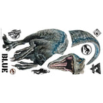 York Wallcoverings Jurassic World 2 Blue Velociraptor Children's Decal, Music, Movies & TV (RMK3799GM)