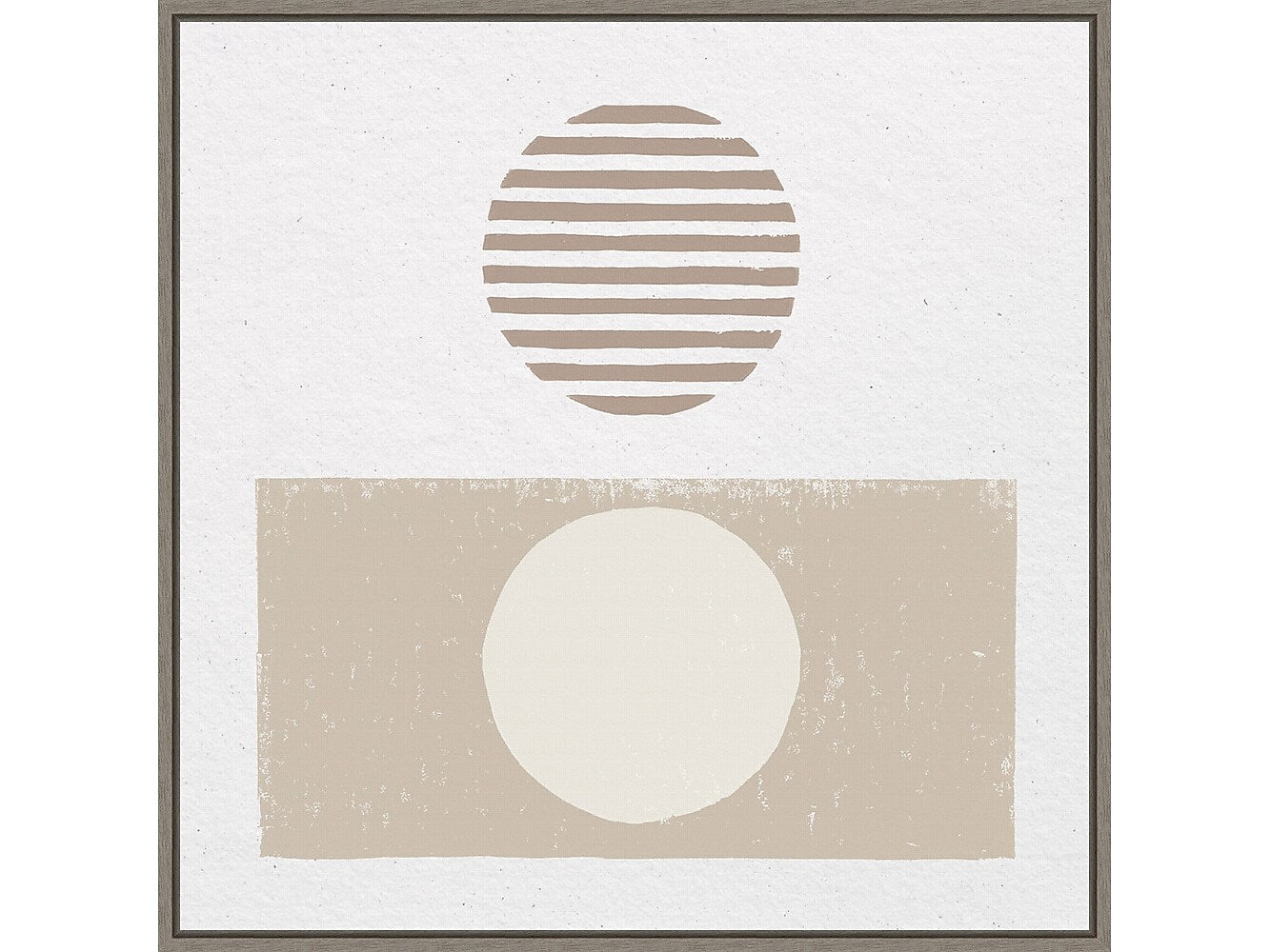 Amanti Art Reflection II Neutral, Canvas, 22" x 22" (A42675515244)