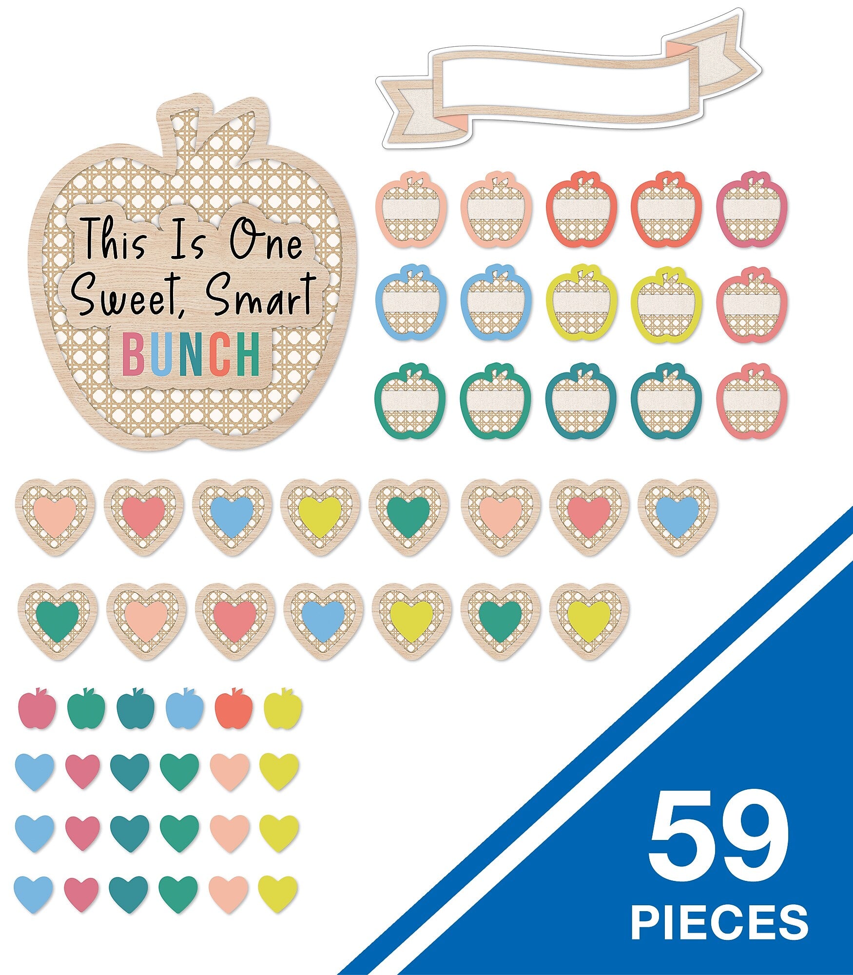 Carson Dellosa Education True to You This Is One Sweet, Smart Bunch Bulletin Board Set, 59/Pack (110587)